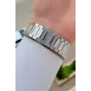 Gümüş Renk 43 mm Erkek Kol Saati