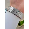 Kadranı Lacivert Kordonu Gümüş Renk 43 mm Erkek Kol Saati