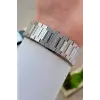 Kadranı Siyah Kordonu Gümüş Renk 43 mm Erkek Kol Saati
