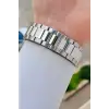 Gümüş Renk 42,5 Mm 5 ATM Erkek Kol Saati