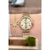 Gold Renk Kadın Kol Saati ve Bileklik