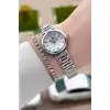 Gümüş Renk 26 Mm Kadın Kol Saati ve Bileklik