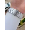 Kadranı Lacivert Kordonu Gümüş Renk 42 Mm Erkek Kol Saati