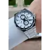 Gümüş Renk 43,5 Mm Erkek Kol Saati