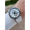 Gümüş Renk 43,5 Mm Erkek Kol Saati