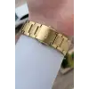 Kadranı Siyah Kordonu Gold Renk 42 Mm Erkek Kol Saati