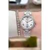Gümüş Renk Kadın 30 Mm Kadın Kol Saati ve Hediye Bileklik