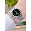 Casio CSISTE18 Kadranı Siyah Kordonu Gümüş Renk Hediye Paketli Kadın Kol Saati