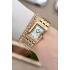 Kadranı Sedefli Kordonu Gold Renk 22 mm Kadın Kol Saati