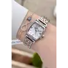 Rose Gümüş Renk 24 mm Hediye Paketli Kadın Kol Saati