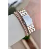 Rose Gümüş Renk 22 mm Kadın Kol Saati