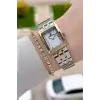 Gold Gümüş Renk 22 mm Kadın Kol Saati