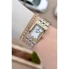 Gold Gümüş Renk 22 mm Kadın Kol Saati