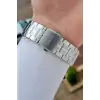 Kadranı Mavi Kordonu Gümüş Renk 44 Mm Hediye Paketli İç Göstergeleri Aktif Erkek Kol Saati