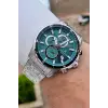 Kadranı Yeşil Kordonu Gümüş Renk 44 Mm İç Göstergeleri Aktif Erkek Kol Saati
