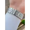 Kadranı Mavi Kordonu Gümüş Renk 44 Mm Hediye Paketli İç Göstergeleri Aktif Erkek Kol Saati