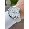 Gümüş Renk 44 Mm Hediye Paketli İç Göstergeleri Aktif Erkek Kol Saati