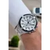 Gümüş Renk 44 Mm Hediye Paketli İç Göstergeleri Aktif Erkek Kol Saati
