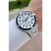 Gümüş Renk 44 Mm Hediye Paketli İç Göstergeleri Aktif Erkek Kol Saati