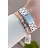 Gümüş Renk Hediye Paketli 32 Mm Kadın Kol Saati