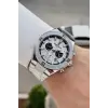 Gümüş Renk 46,5 Mm Hediye Paketli Erkek Kol Saati