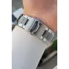 Siyah Gümüş Renk 46,5 Mm Hediye Paketli Erkek Kol Saati