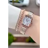 Rose Gümüş Renk Hediye Paketli 22 Mm Kadın Kol Saati