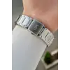 Kadranı Mavi Kordonu Gümüş Renk 42,5 Mm Hediye Paketli Erkek Kol Saati