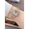 Gold Renk Hediye Paketli 20,5 Mm Kadın Kol Saati