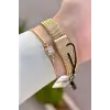 Gold Renk Hediye Paketli 20,5 Mm Kadın Kol Saati