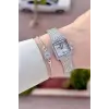 Gümüş Renk Hediye Paketli 20,5 Mm Kadın Kol Saati