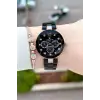 Kasası Rose Kordonu Siyah Renk Hediye Paketli 32 Mm Kadın kol Saati