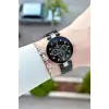 Kasası Rose Kordonu Siyah Renk Hediye Paketli 32 Mm Kadın kol Saati