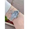 Gümüş Renk 25 Mm Kadın Kol Saati ve Bileklik