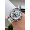 Gümüş Renk 43 Mm Hediye Paketli Erkek Kol Saati