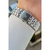 Kadranı Siyah Kordonu Gümüş Renk 39 Mm Hediye Paketli Erkek Kol Saati