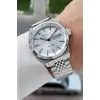 Gümüş Renk Hediye Paketli 40 Mm Erkek Kol Saati