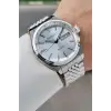 Gümüş Renk Hediye Paketli 40 Mm Erkek Kol Saati