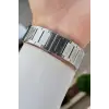 Gümüş Renk Hediye Paketli 44 Mm Erkek Kol Saati