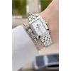 Gümüş Renk Hediye Paketli 22 Mm Kadın Kol Saati ve Bileklik ve Bileklik