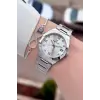 Gümüş Renk 30 Mm Kadın Kol Saati ve Bileklik