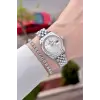 Gümüş Renk 30 Mm Kadın Kol Saati ve Bileklik