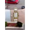 Gold Renk Hediye Paketli 20 Mm 5 ATM Kadın Kol Saati
