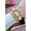 Gold Renk Hediye Paketli 20 Mm 5 ATM Kadın Kol Saati