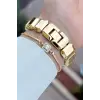Gold Renk Hediye Paketli 20 Mm 5 ATM Kadın Kol Saati