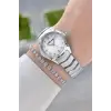 Gümüş Renk 30 mm Hediye Paketli Kadın Kol Saati