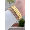 Gold Renk 30 mm Hediye Paketli Kadın Kol Saati
