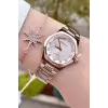 Rose Renk Hediye Paketli Kadın Kol Saati ve Bileklik