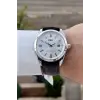 Gümüş Renk 42 Mm Takvimli Hediye Paketli Erkek Kol Saati