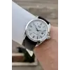 Gümüş Renk 42 Mm Takvimli Hediye Paketli Erkek Kol Saati